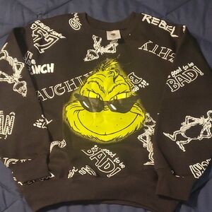 Grinch Black Sweater